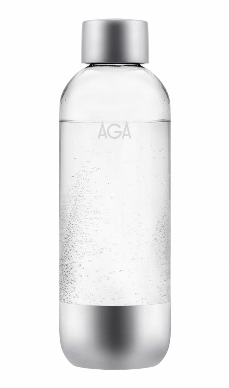 3-pack AGA AQVIA Steel 1L, PET-pullo