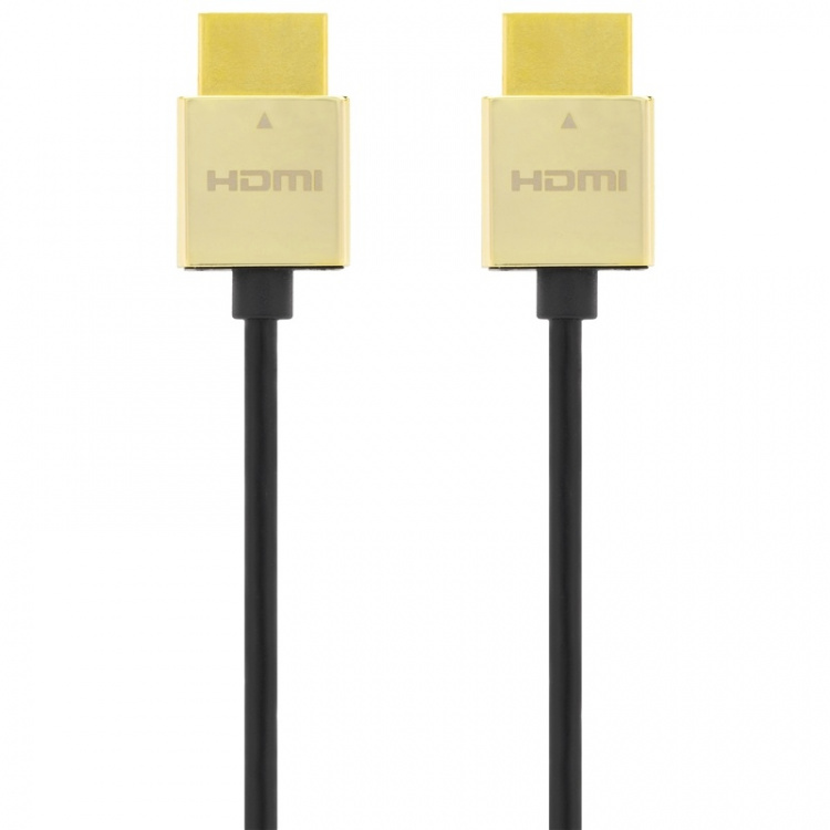 DELTACO PRIME ultraohut HDMI-kaapeli, kullatut sinkki-liitokset, 2m