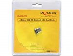 DeLOCK Bluetooth 4.0 sovitin, USB 2.0, 3 Mb/s, musta
