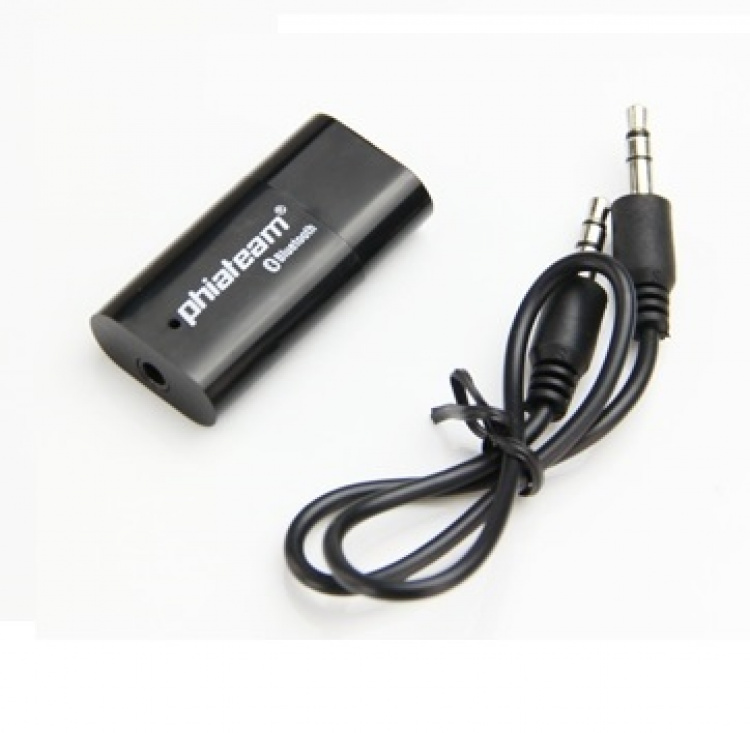 Langaton ääni autossa! Bluetooth-musiikkivastaanotin (musta)