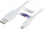 DELTACO USB 2.0 kaapeli Tyyppi A ur - Tyyppi Micro B ur, 3m