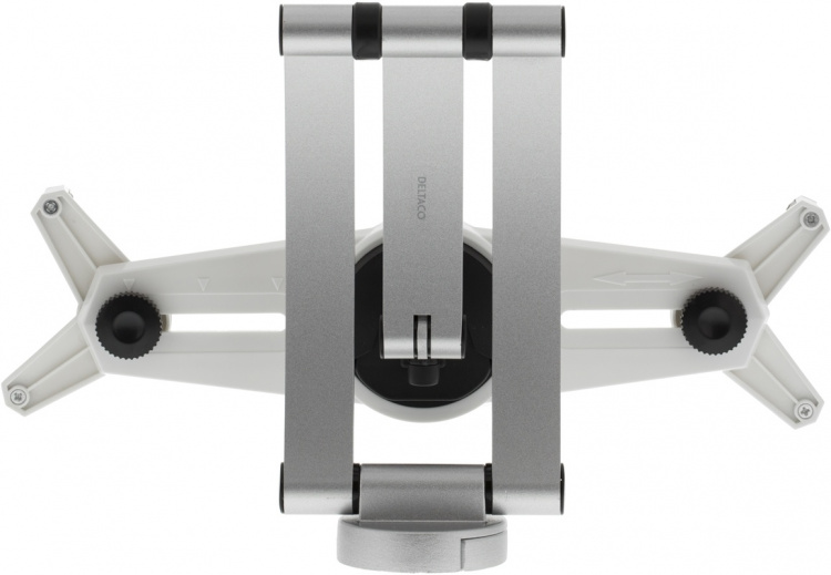 DELTACO, pad wall/table mount, arm, 45 tilt, 180 swivel, alumiininen