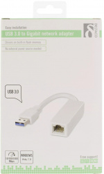 DELTACO USB 3.0 verkkosovitin, gigabit, 1xRJ45, va DELTACO USB 3.0 verkkosovitin, gigabit, 1xRJ45, va
