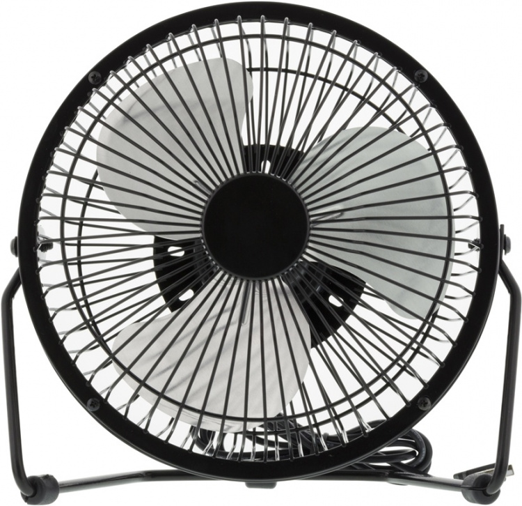 DELTACO USB-tuuletin, pöytämalli, 1x USB Tyyppi A ur, musta