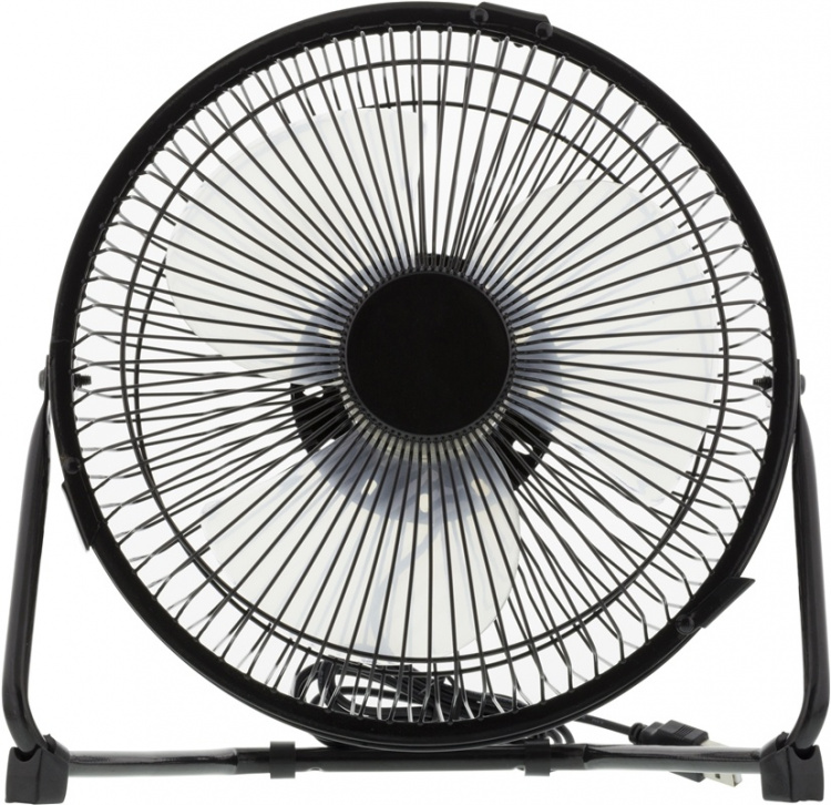 DELTACO USB-tuuletin, pöytämalli, 1x USB Tyyppi A ur, musta