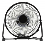 DELTACO USB-tuuletin, pöytämalli, 1x USB Tyyppi A ur, musta