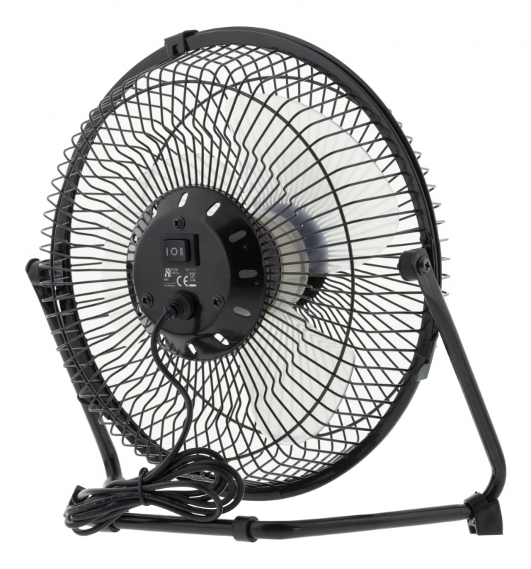 DELTACO USB-tuuletin, pöytämalli, 1x USB Tyyppi A ur, musta