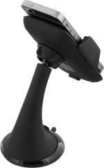 DELTACO puhelinteline autoon, sääd. kiinnike, imukuppi, musta DELTACO puhelinteline autoon, sääd. kiinnike, imukuppi, musta