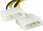 Adapterikaapeli 2x4-pin - 6-pin PCI Express, 25cm