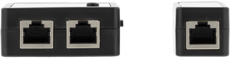 DELTACO kaapelintestaaja RJ45/RJ12 & BNC, 2 osainen, musta