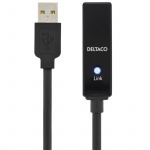 DELTACO jatkokaapeli, aktiivinen, USB 2.0, 10m DELTACO jatkokaapeli, aktiivinen, USB 2.0, 10m