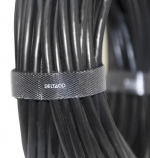 DELTACO Tarranauha, 10mm leveys, 5m rulla, musta