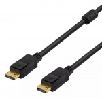 DELTACO PRME DisplayPort-näyttökaapeli, Ultra HD 60Hz, 3m, musta