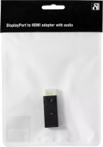 DELTACO DisplayPort - HDMI-sovitin, äänen siirto, Full HD 60Hz DELTACO DisplayPort - HDMI-sovitin, äänen siirto, Full HD 60Hz