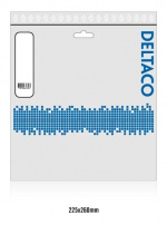 DELTACO kuitukaapeli LC - LC, 50/125, OM3, duplex, multimode, 0,5m