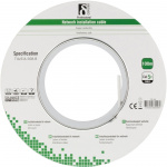 UTP Cat.5e asennuskaapeli, yksilankainen, 100m, valkoinen