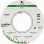 DELTACO U/UTP asennuskaapeli, Cat6, 100m kela, harmaa