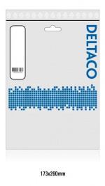 DELTACO S/FTP Cat6 laitekaapeli, delta-cert, LSZH, 10m, Harmaa