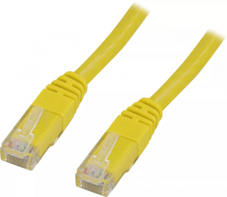 UTP Cat6 laitekaapeli, keltainen, 2m