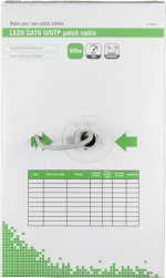 DELTACO U/UTP laitekaapeli Cat6 (monisäikeinen), 305m laatikko, harma