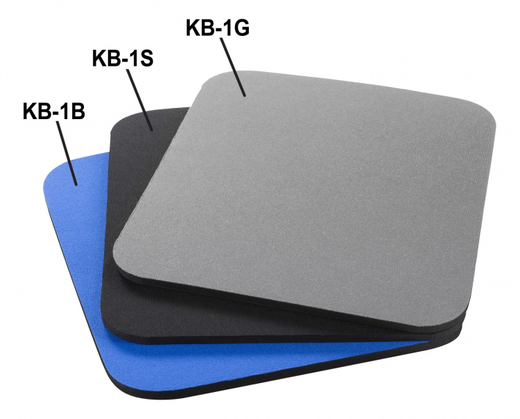 DELTACO hiirimatto, kangaspäällysteistä kumia, 6mm, musta