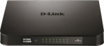 D-Link GO 16-port gigabit kytkin, musta