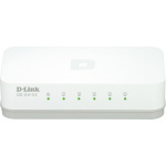 D-link 5-Port Gigabit Easy Desktop Switch, 5-port 10/100Mbps,valkoinen