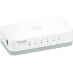 D-link 5-Port Gigabit Easy Desktop Switch, 5-port 10/100Mbps,valkoinen