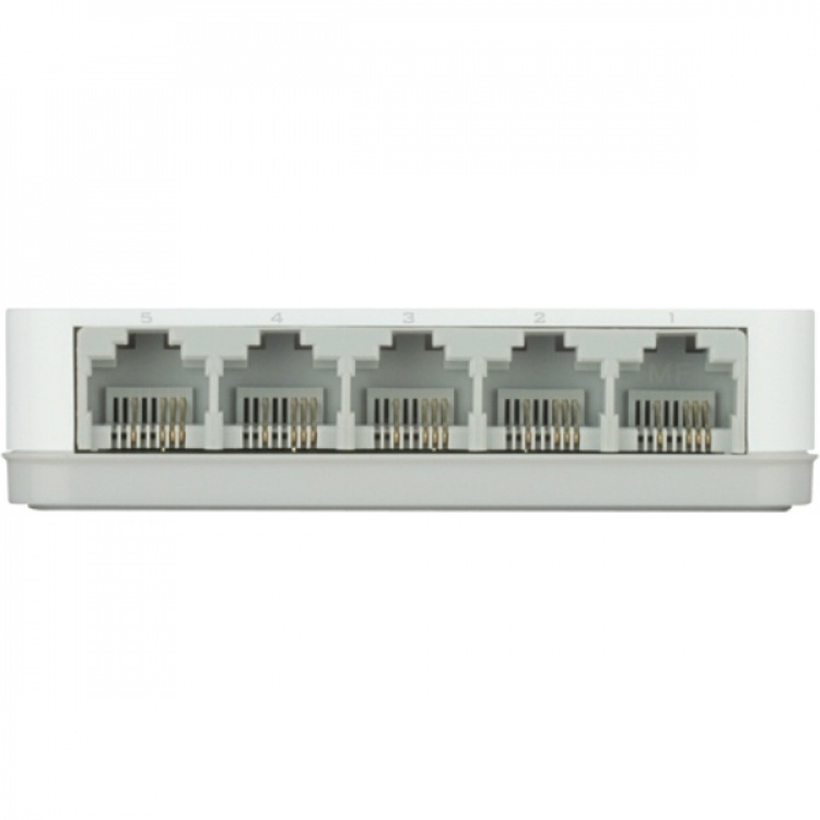 D-link 5-Port Gigabit Easy Desktop Switch, 5-port 10/100Mbps,valkoinen