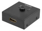 DELTACO kaksisuunt. HDMI-kytkin, 1-2 tai 2-1, manuaalinen, mu DELTACO kaksisuunt. HDMI-kytkin, 1-2 tai 2-1, manuaalinen, mu