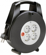 Brennenstuhl kaapelikerä 4xCEE 7/4,1xCEE 7/7, IP 44,katkaisija, 5m, m