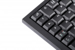 DELTACO pienikok. näppäimistö, 89 näppäintä, pohjoismainen, USB, musta