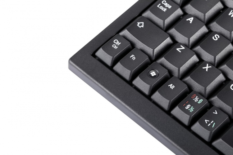 DELTACO pienikok. näppäimistö, 89 näppäintä, pohjoismainen, USB, musta