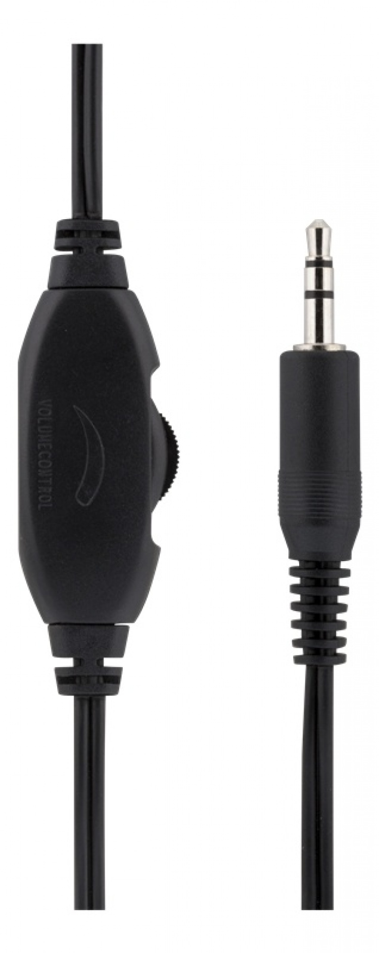 DELTACO stereokuulokkeet, äänensäätö, 1x 3,5mm, musta