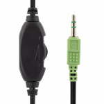 DELTACO stereokuulokkeet, äänensäätö, 1x 3,5mm, musta