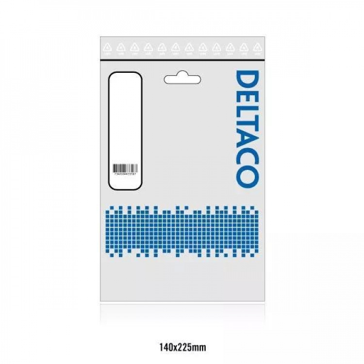 DELTACO USB 3.0 kaapeli, A ur - B ur, 1m, musta