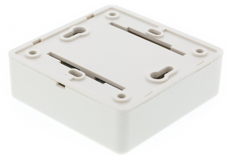 DELTACO seinärasia, pinta-asennettava UTP 2xRJ45, Cat6, valkoinen DELTACO seinärasia, pinta-asennettava UTP 2xRJ45, Cat6, valkoinen