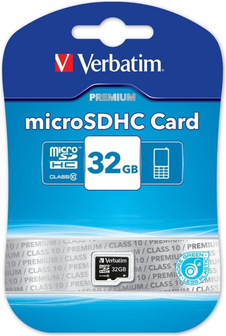 Verbatim muistikortti, microSDHC, 32Gb, microSDHC Class 10