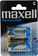 Maxell paristo, C (LR14), Alkaline, 1,5V, 2-pakkaus