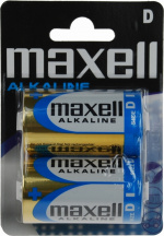 Maxell paristo, D (LR20), Alkaline, 1,5V, 2-pakkaus