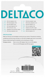 DELTACO SIM-korttisovitin, micro/mini/nano-sim, musta DELTACO SIM-korttisovitin, micro/mini/nano-sim, musta