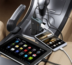 Technaxx autoteline älypuhelimille + autolaturi 4x USB-portilla (TE08) Technaxx autoteline älypuhelimille + autolaturi 4x USB-portilla (TE08)