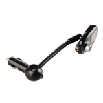 FM-lähetin Bluetooth handsfree-ominaisuudella ja autolaturilla, musta FM-lähetin Bluetooth handsfree-ominaisuudella ja autolaturilla, musta