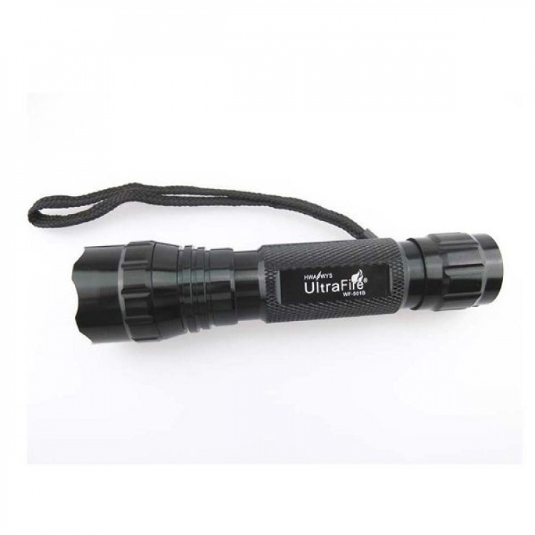 CREE-taskulamppu SOS-alueella, 600lm, Musta CREE-taskulamppu SOS-alueella, 600lm, Musta