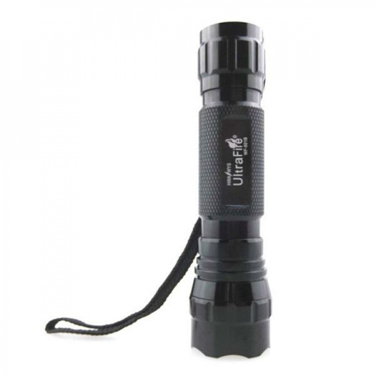 CREE-taskulamppu SOS-alueella, 600lm, Musta CREE-taskulamppu SOS-alueella, 600lm, Musta