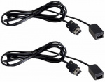 Jatkojohto, 2-pack Wii Nunchukille / NES/SNES Classic Minille, 1,8 metriä