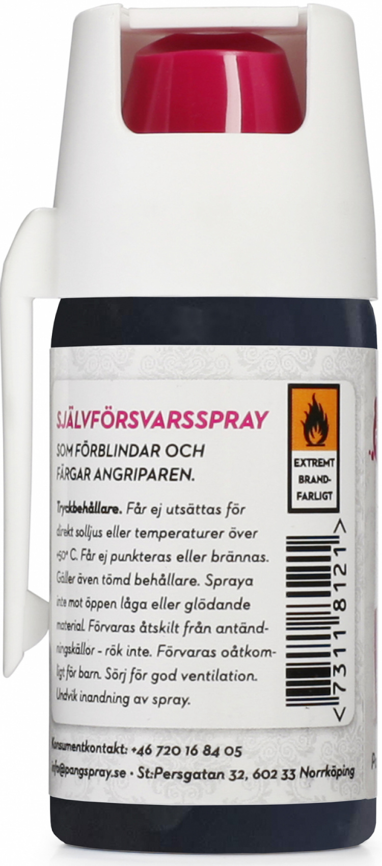 Bang spray, Itsepuolustussuihke värillinen