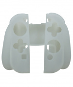 Silikonipidike käsiohjaimelle, Nintendo Switch, Läpinäkyvä Silikonipidike käsiohjaimelle, Nintendo Switch, Läpinäkyvä