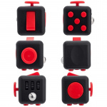 Fidget Cube, musta/punainen