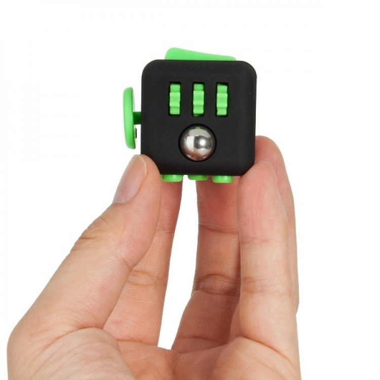 Fidget Cube, musta/vihreä Fidget Cube, musta/vihreä